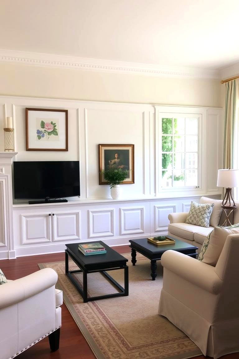 Traditional Raised Panel Wainscoting - 24 Wall Collage Ideas