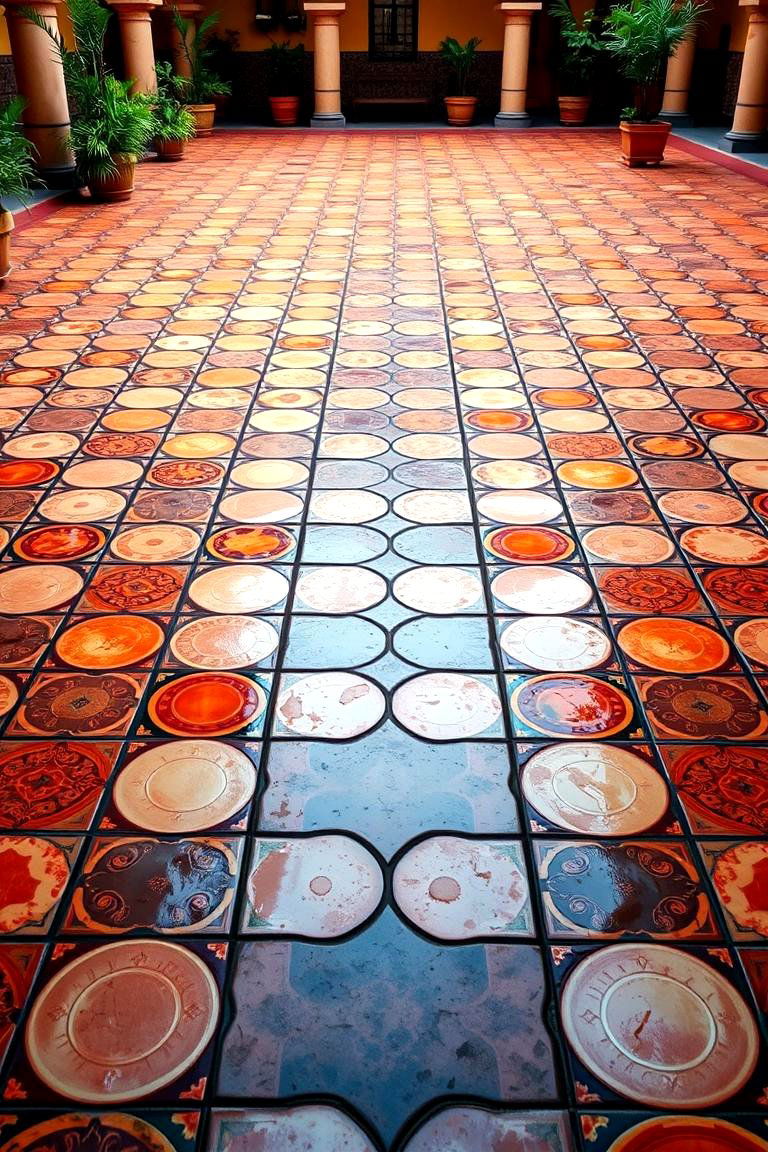 Traditional Spanish Tile Patterns - 24 Spanish Courtyard Ideas