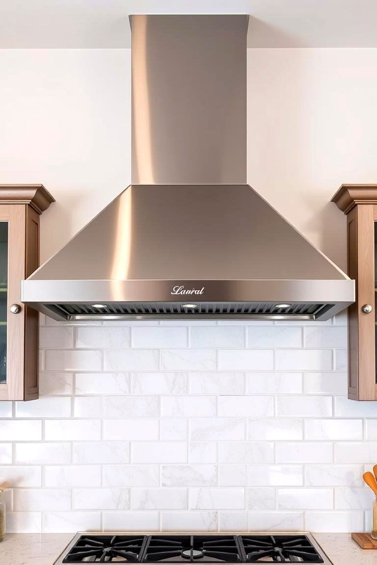 Traditional Stainless Steel Range Hood - 24 Range Hood Ideas