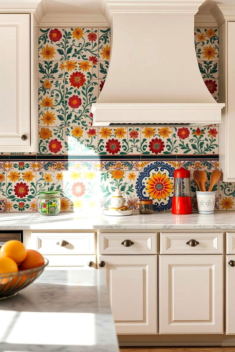 Traditional Talavera Backplash - 24 Southwestern Kitchen Ideas