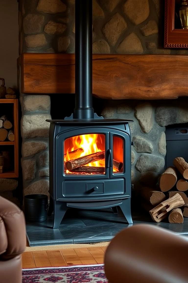Traditional Wood Fueled Log Burner - 24 Log Burner Ideas