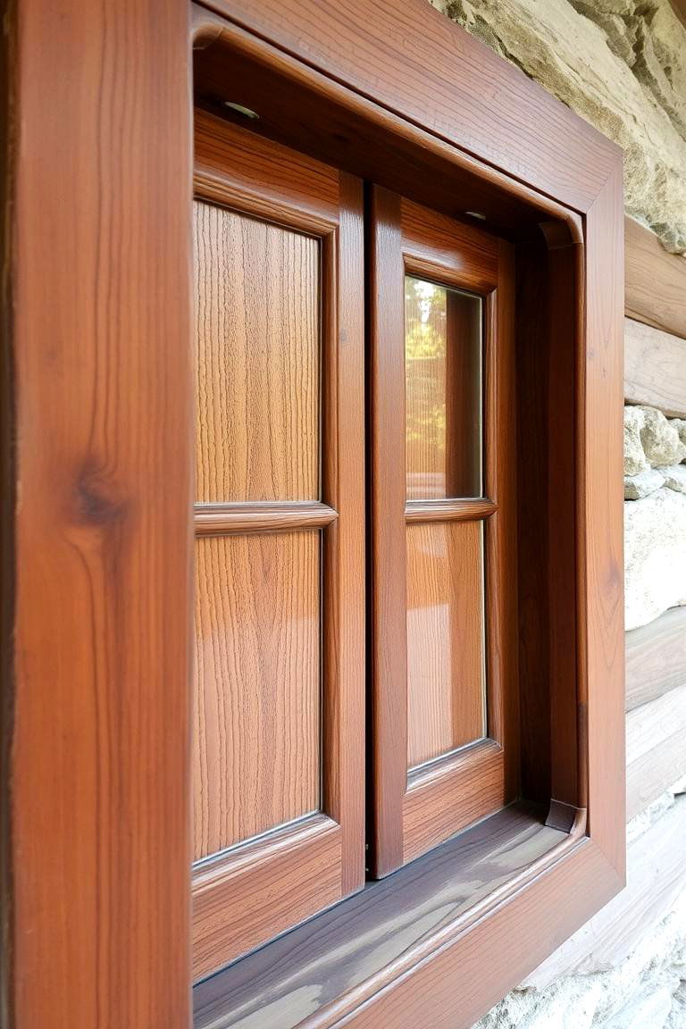Traditional Wooden Frames - 24 spanish style windows