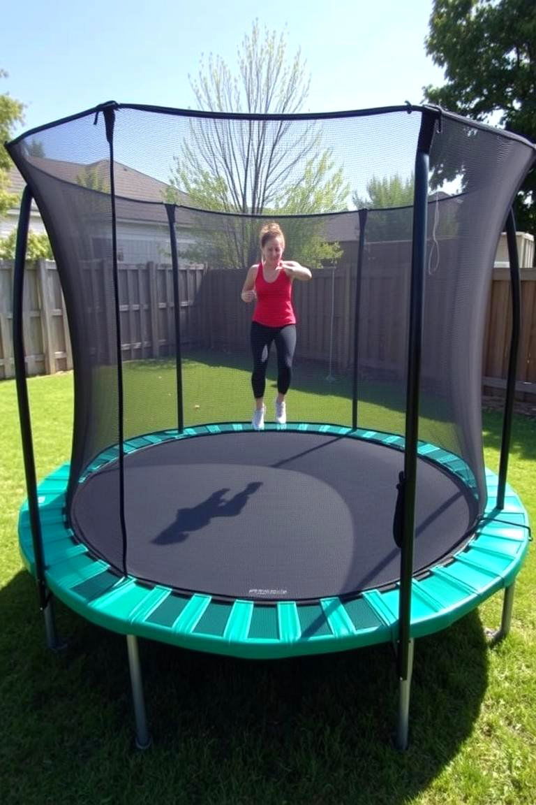 Trampoline Training Thrills - 24 Outdoor Gym Ideas