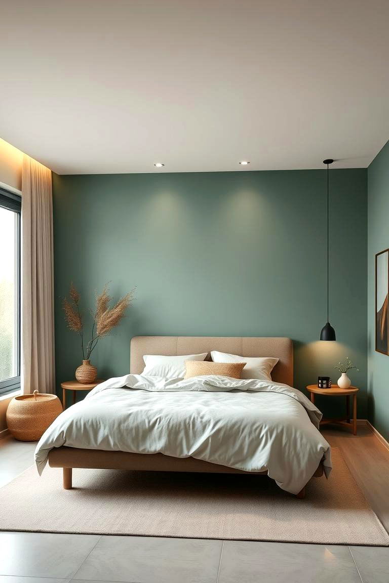 Tranquil Jade Oasis - 24 Jade Green Bedroom Ideas