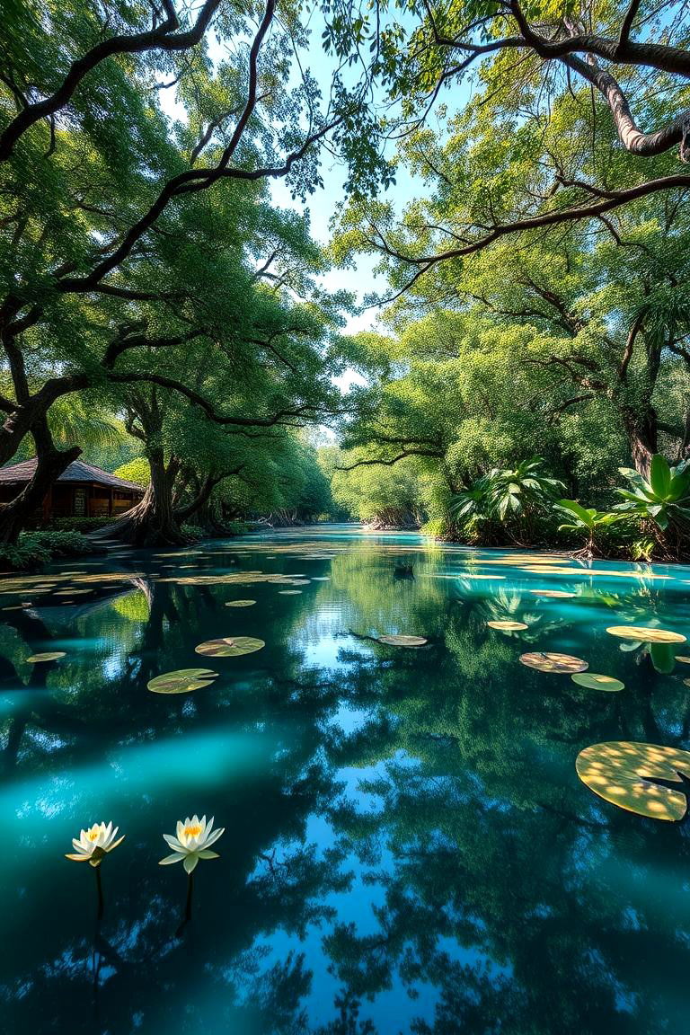 Tranquil Lagoon Oasis - 24 Tropical Landscape Ideas