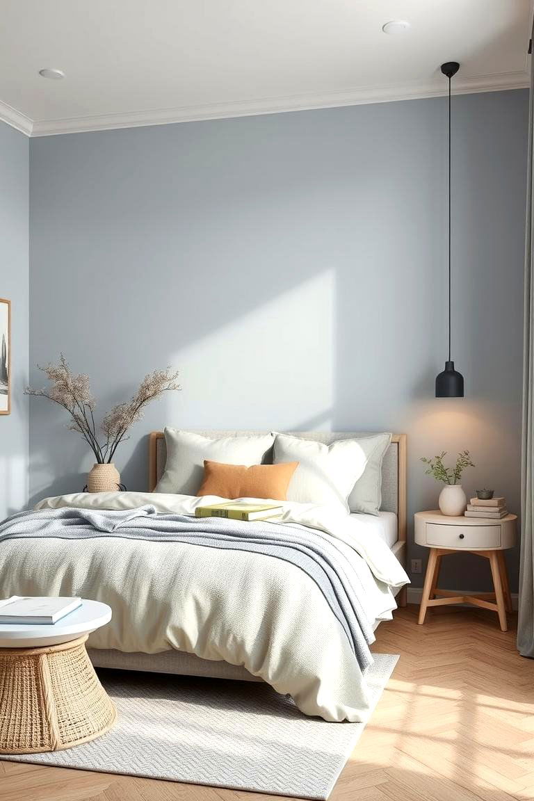 Tranquil Pastel Fusion - 24 Blue and Grey Bedroom Ideas