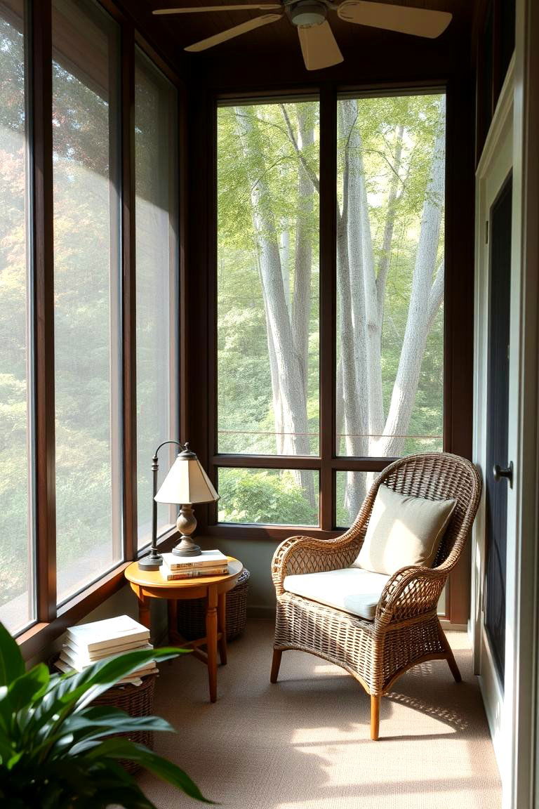 Tranquil Screened in Reading Retreat - 24 Screened-in Deck Ideas