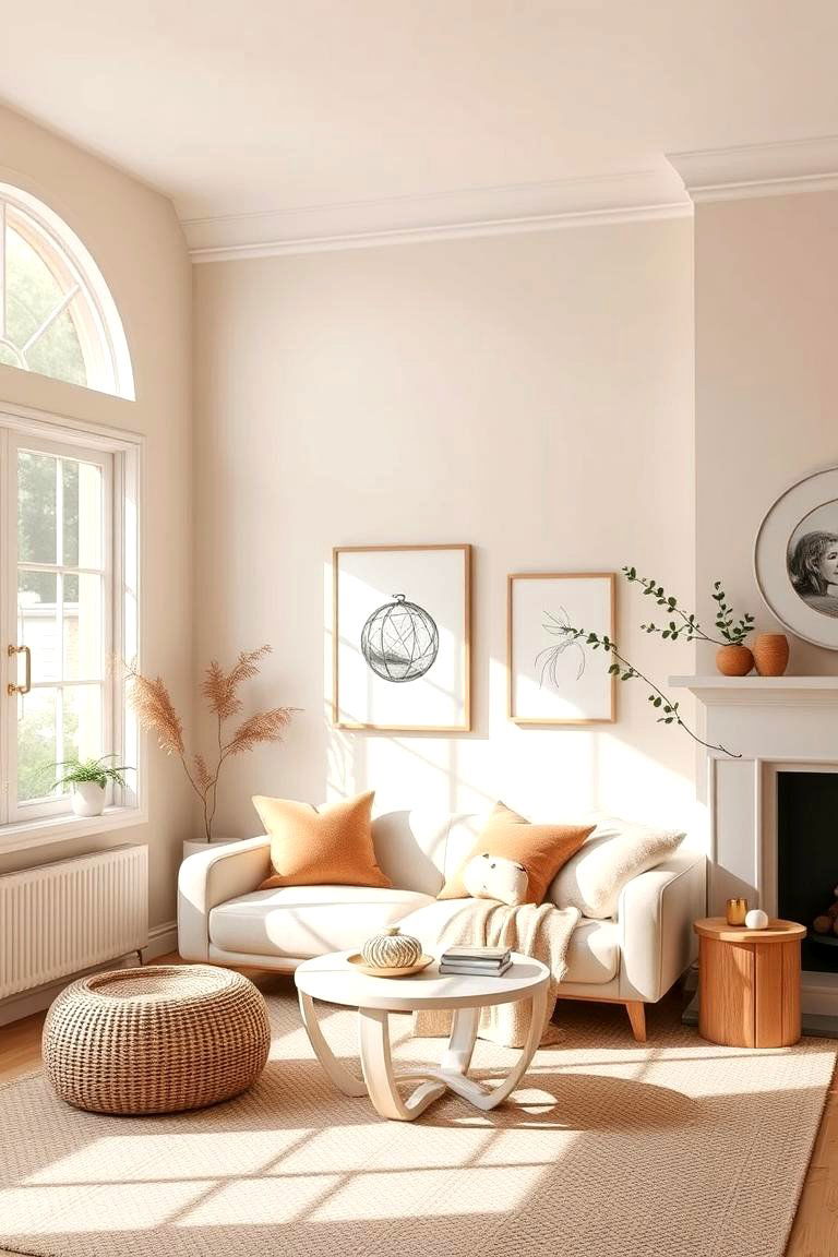 Tranquil Sugar Cookie - 24 Off-white Paint Colors for Room