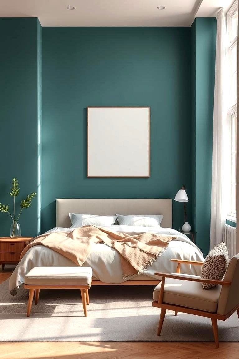 Tranquil Teal Oasis - 24 Teal Bedroom Ideas