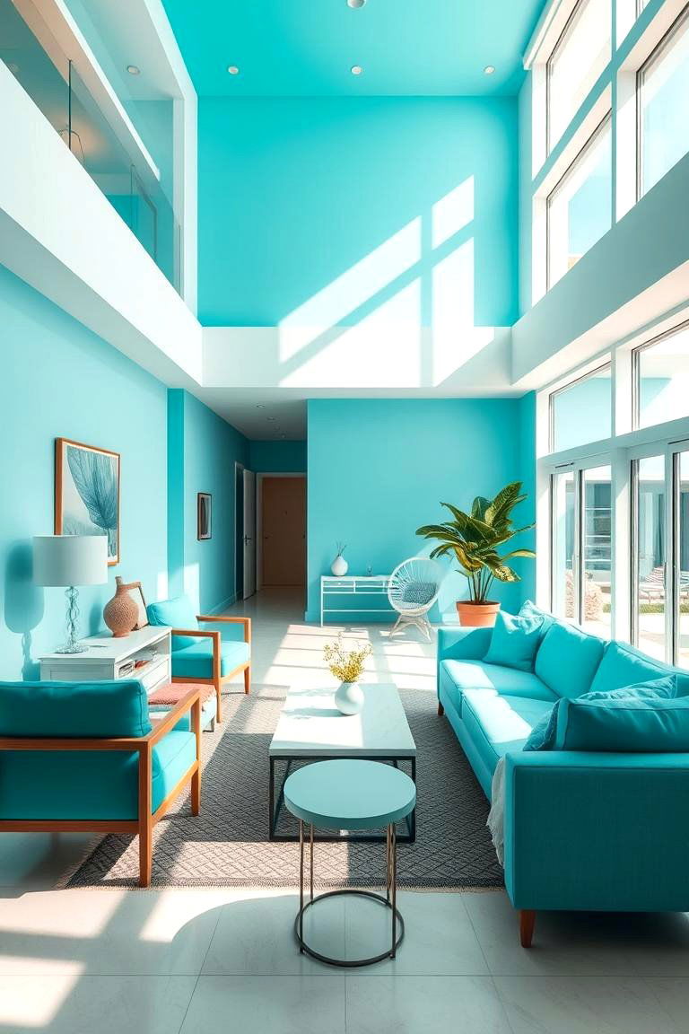 Tranquil Turquoise Calm - 24 Monochromatic Color Schemes for Rooms