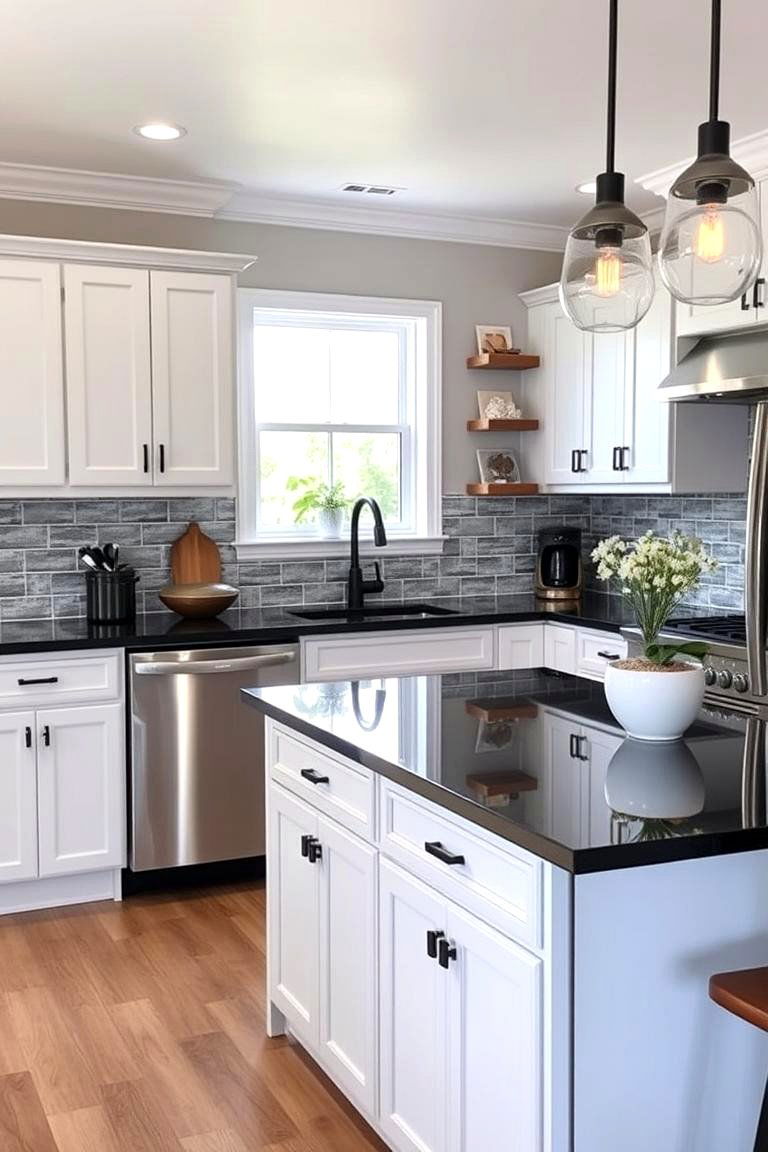 Transformative Kitchen Upgrade - 24 Black Kitchen Countertops