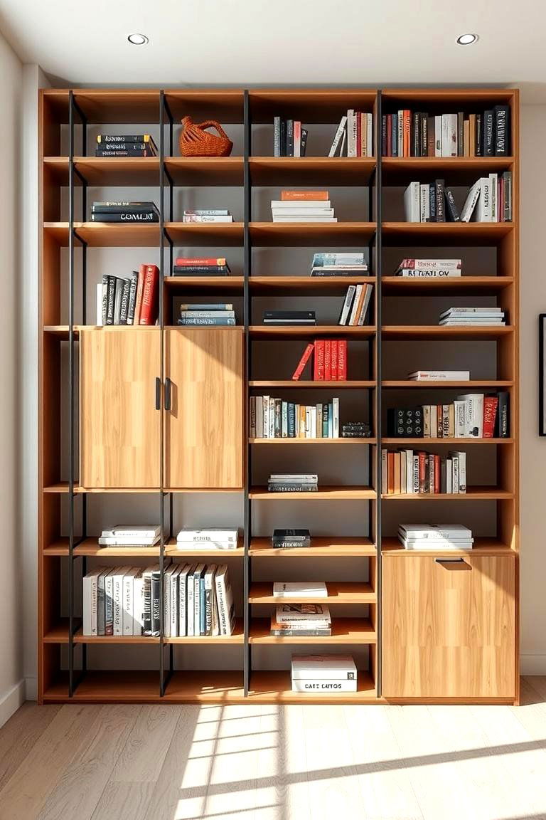 Transformative Modular Bookshelf - 24 Built-in Bookshelf Ideas