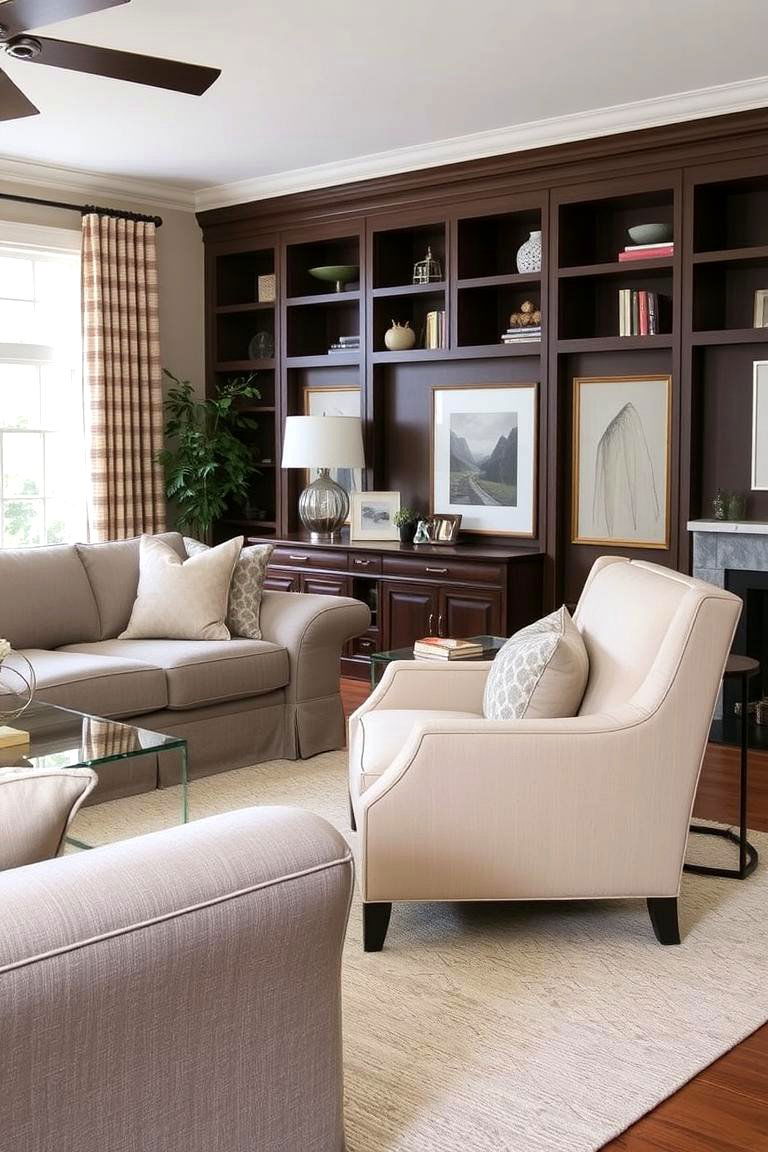 Transitional Style A Balance of Classic and Modern - 24 Grey and Beige Living Room Ideas