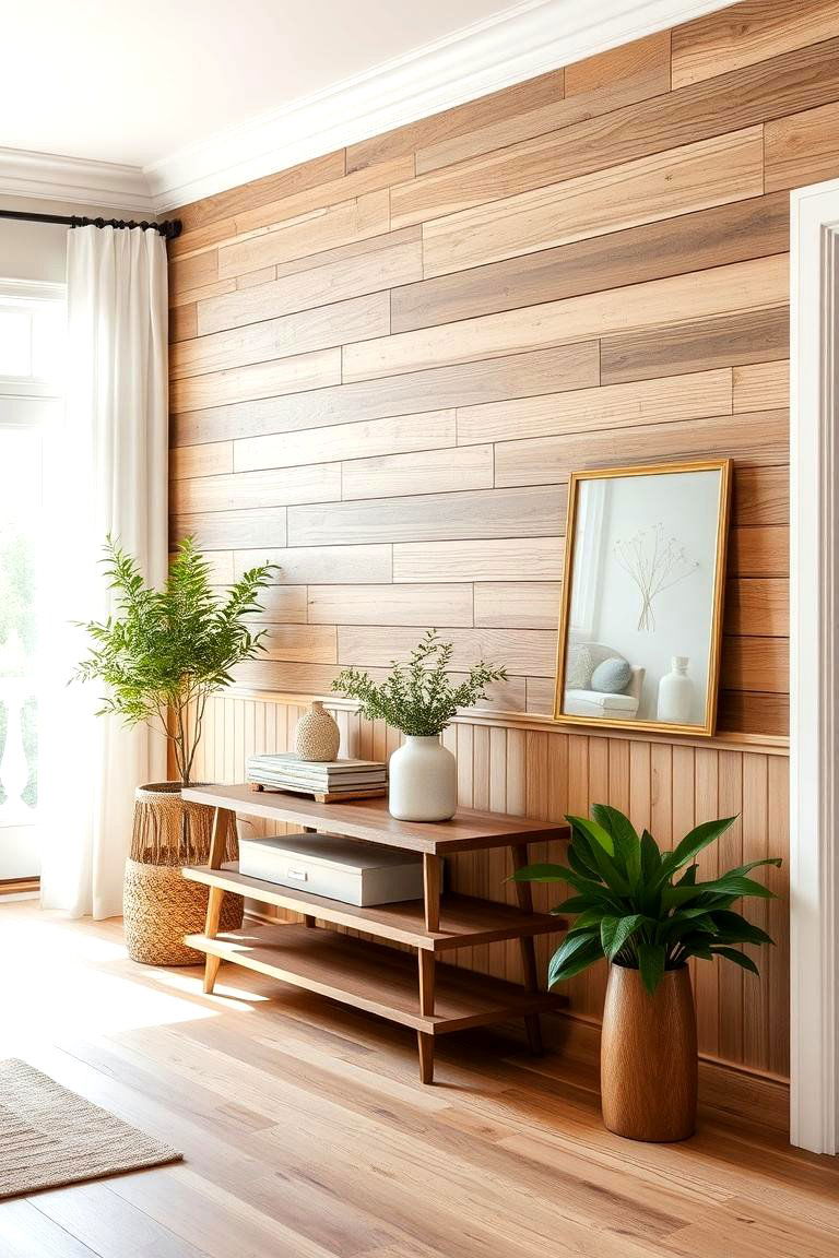 Transitional Style Wood Slats - 24 Wood Slat Accent Wall Ideas