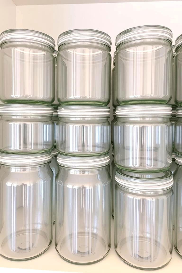 Transparent Storage Jars - 24 Small Kitchen Storage Ideas