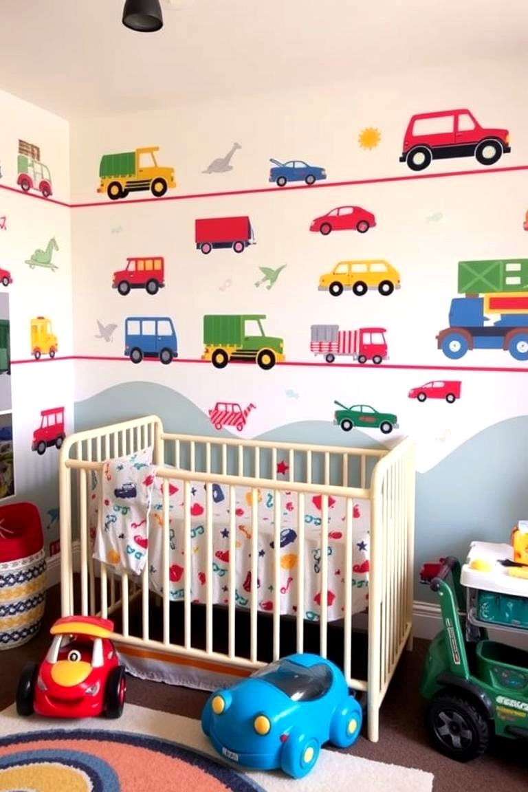 Transport Themed Nursery - 24 Baby Boy Nursery Ideas