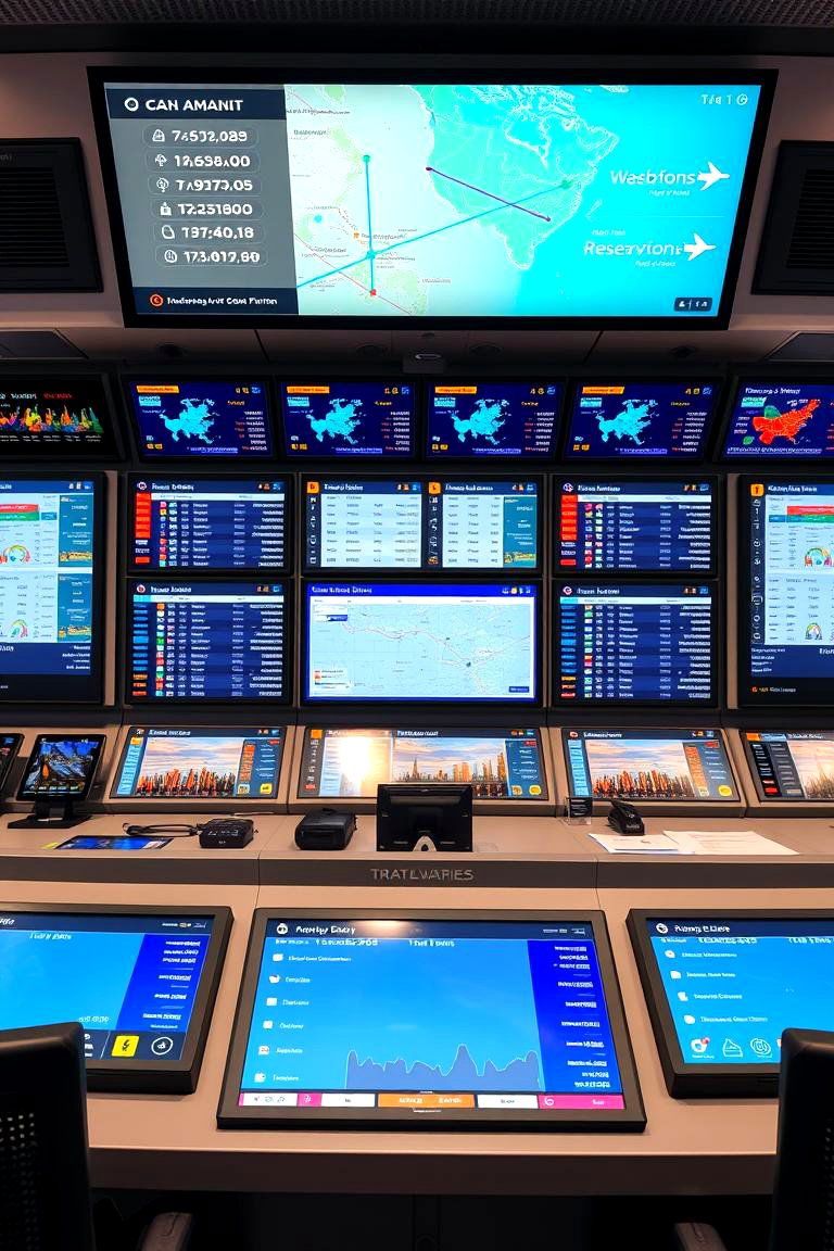 Travel Planning Command Center - 24 Command Center Ideas