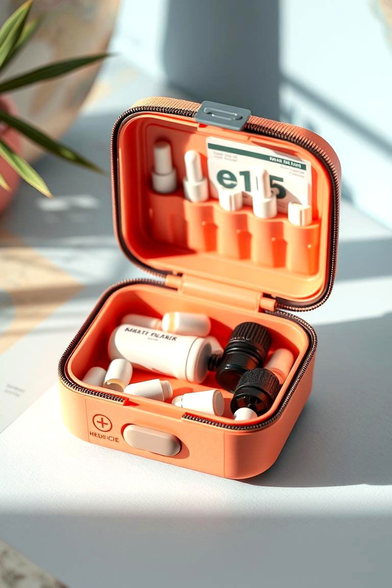 Travel Ready Medicine Kit - 24 Medicine Storage Ideas