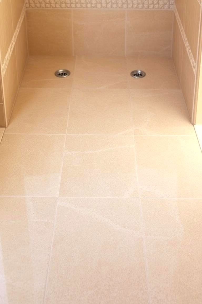 Travertine Tiles for Warmth - 24 Shower Floor Tile Ideas