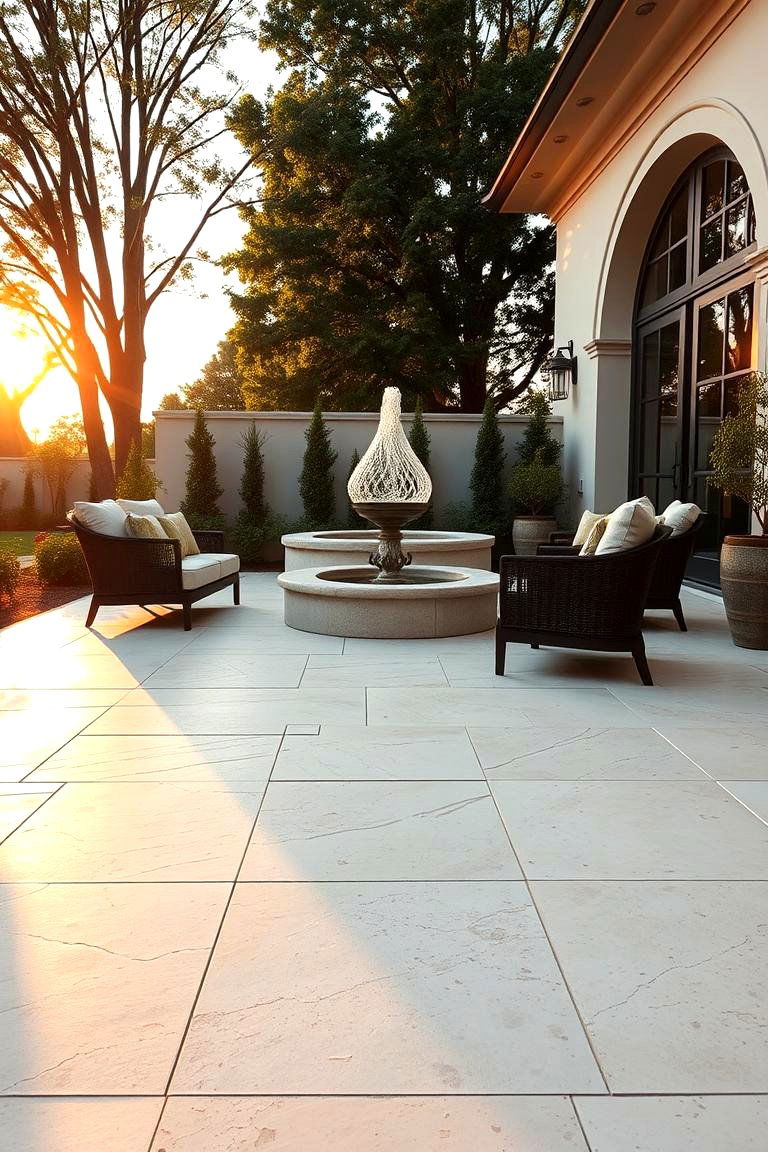 Travertine Tiles for a Mediterranean Vibe - 24 patio tile ideas
