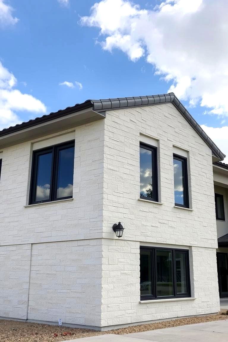 Travertine Veneer - 24 Types of Exterior House Stone