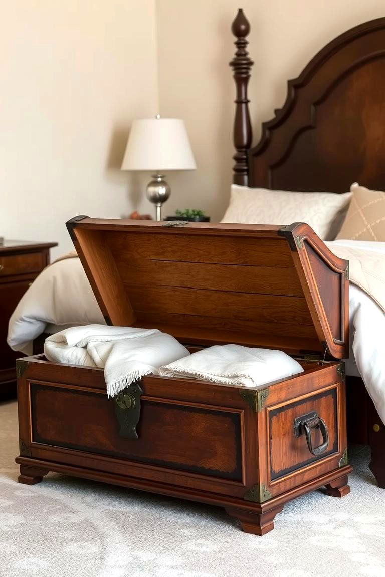Treasure Chest Storage - 24 Mermaid Bedroom Ideas