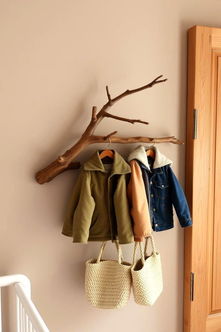 Tree Branch Coat Rack - 24 Whimsical Nursery Ideas