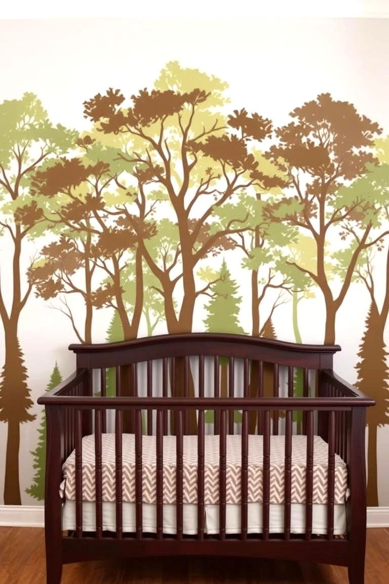 Tree Decal Wall Art - 24 Woodland Nursery Ideas