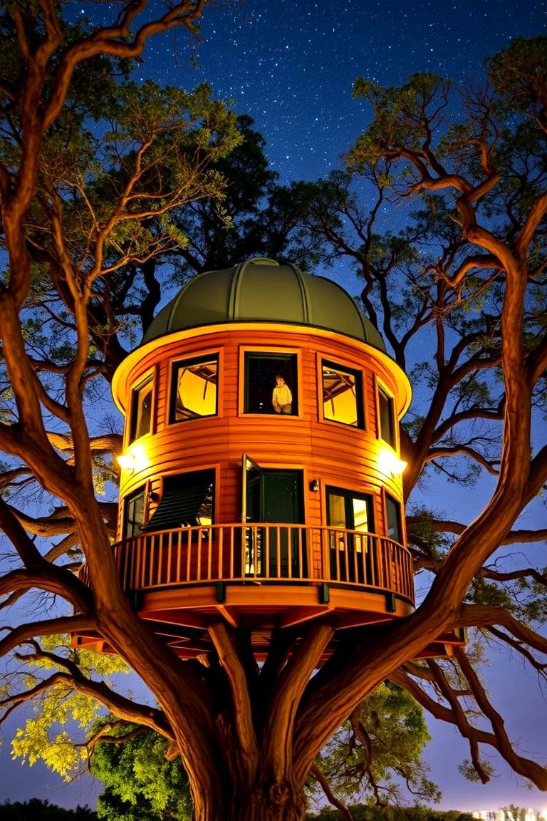 Tree House Observatory - 24 Tree House Ideas