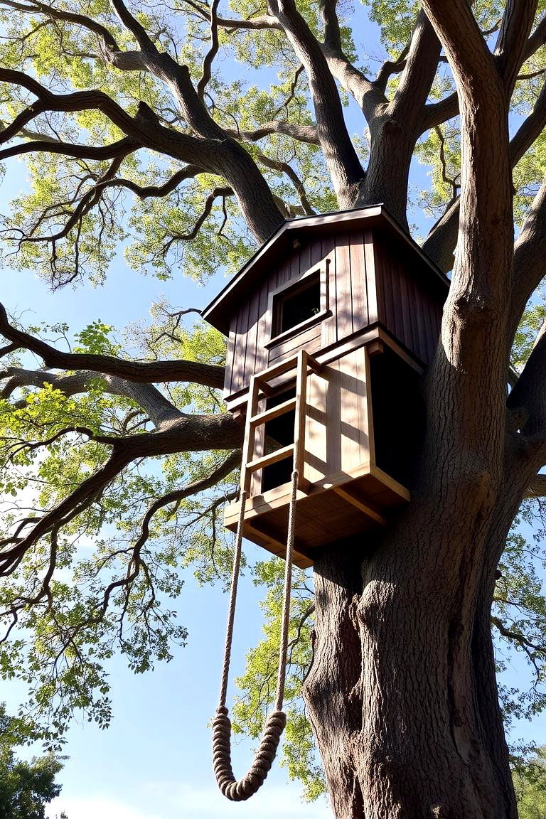 Treehouse Adventures - 24 Backyard Ideas for Kids
