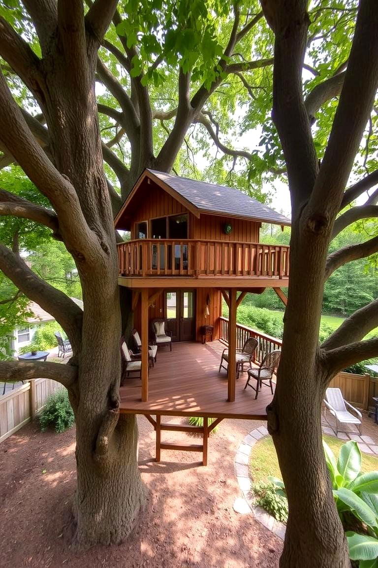 Treehouse Escape - 24 Backyard Oasis Ideas