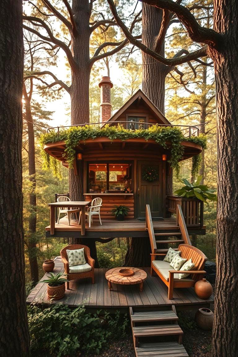 Treehouse Haven - 24 Outdoor Living Space Ideas