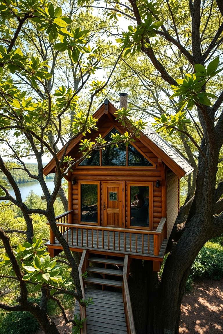 Treehouse Sauna Escape - 24 Outdoor Sauna Ideas