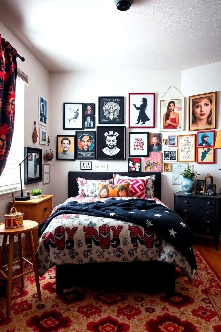 Trendy Eclectic Vibe - 24 Teen Girl Bedroom Ideas