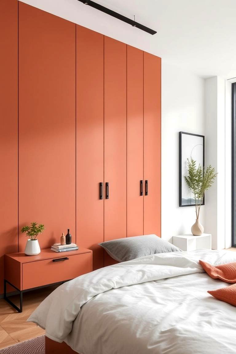 Trendy Terracotta Storage Solutions - 24 Terracotta Bedroom Ideas