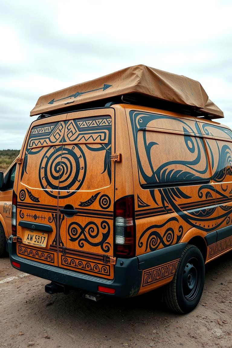Tribal Designs - 24 70s Van Art Ideas