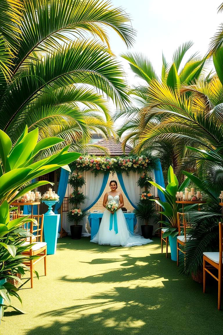 Tropical Blue Escape - 24 Blue Wedding Theme Ideas