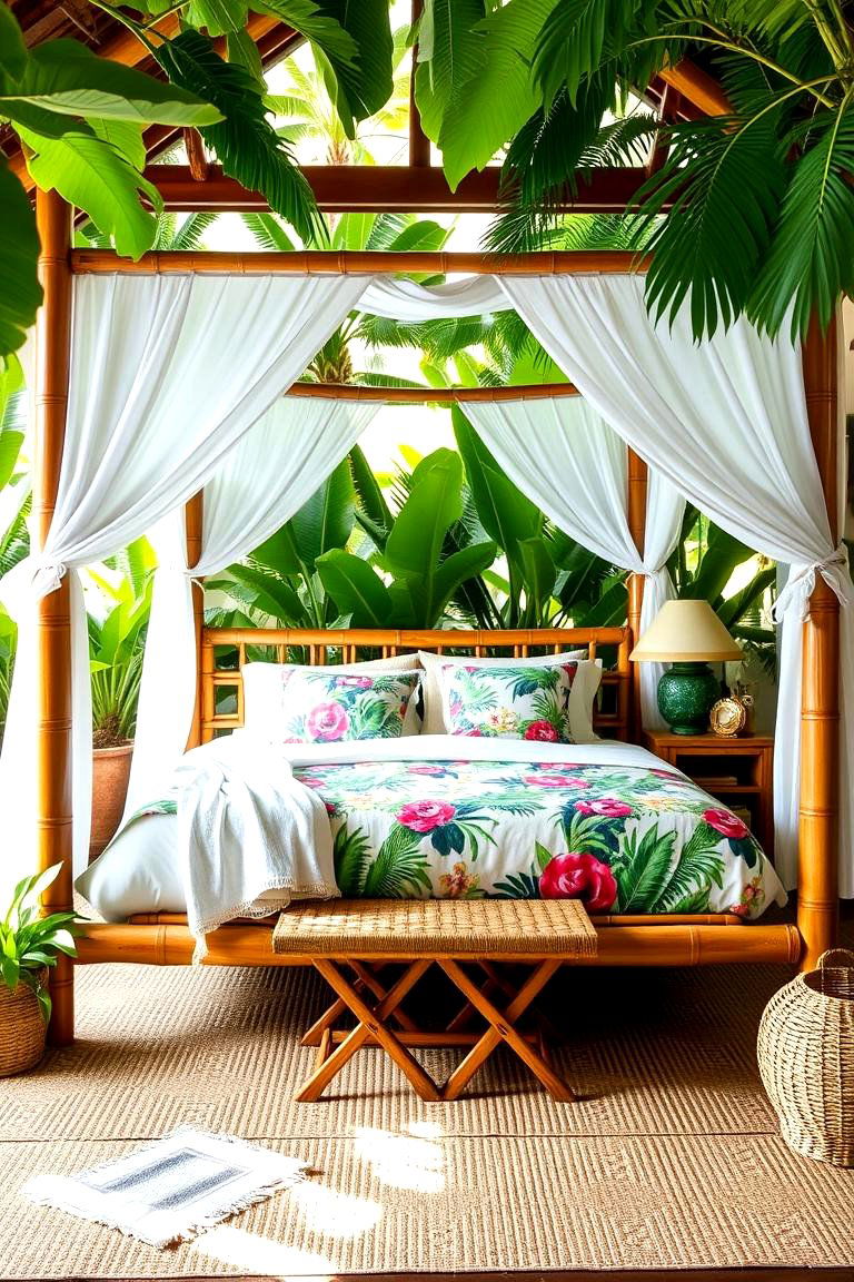 Tropical Canopy Bed - 24 Canopy Bed Ideas