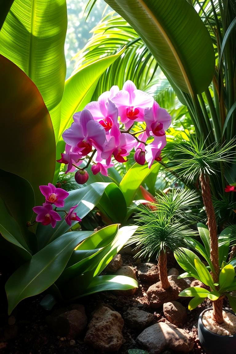 Tropical Dream Fairy Garden - 24 Large Fairy Garden Ideas