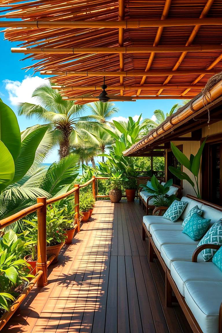 Tropical Escape - 24 Patio Deck Ideas