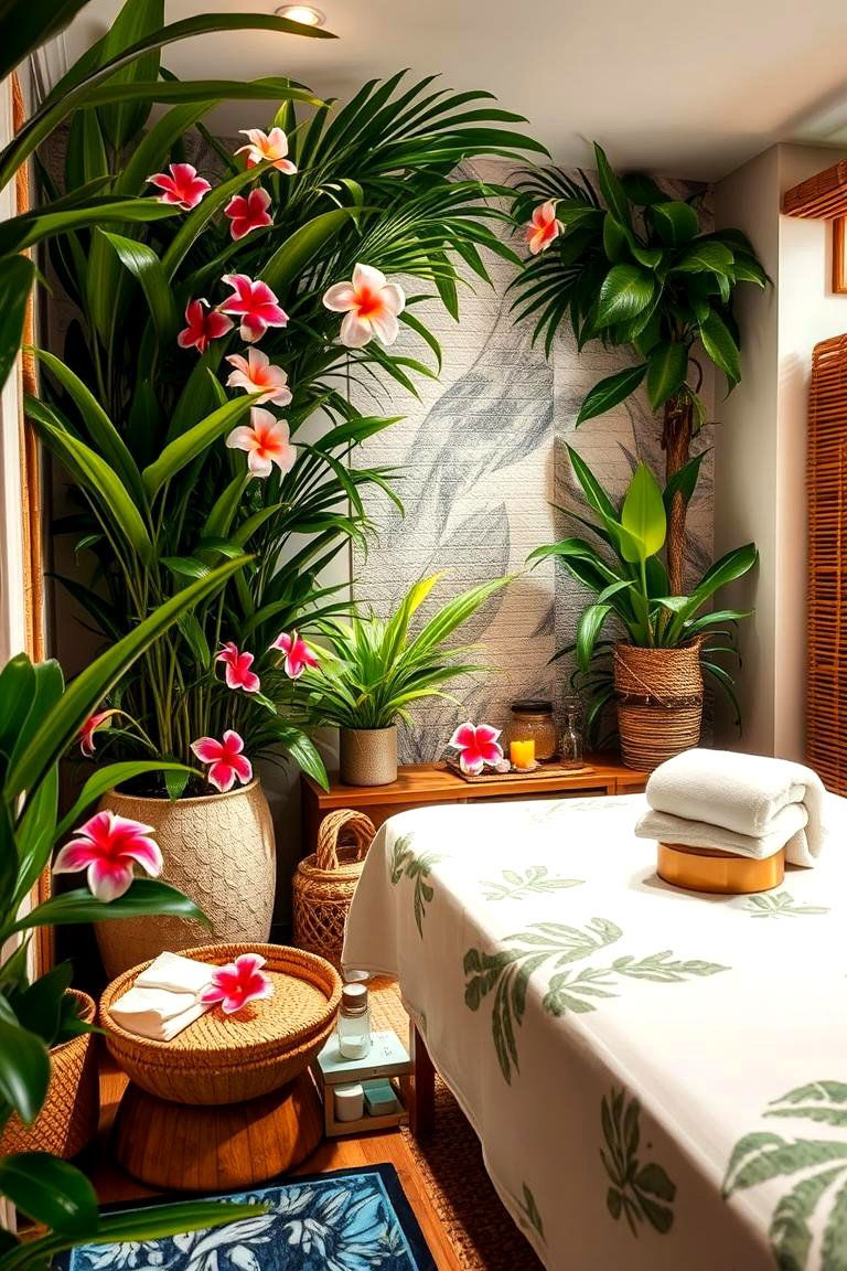 Tropical Escape Spa Room - 24 Spa Room Ideas