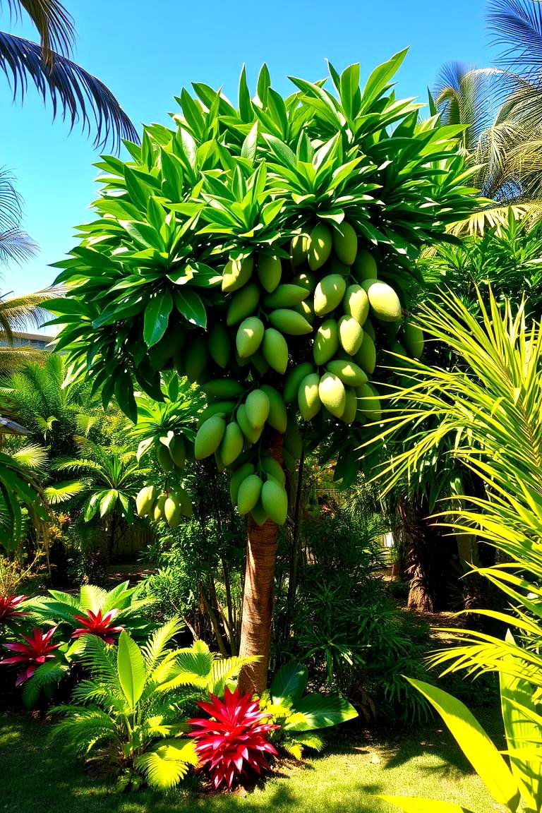 Tropical Fruit Tree Grove - 24 Tropical Backyard Ideas