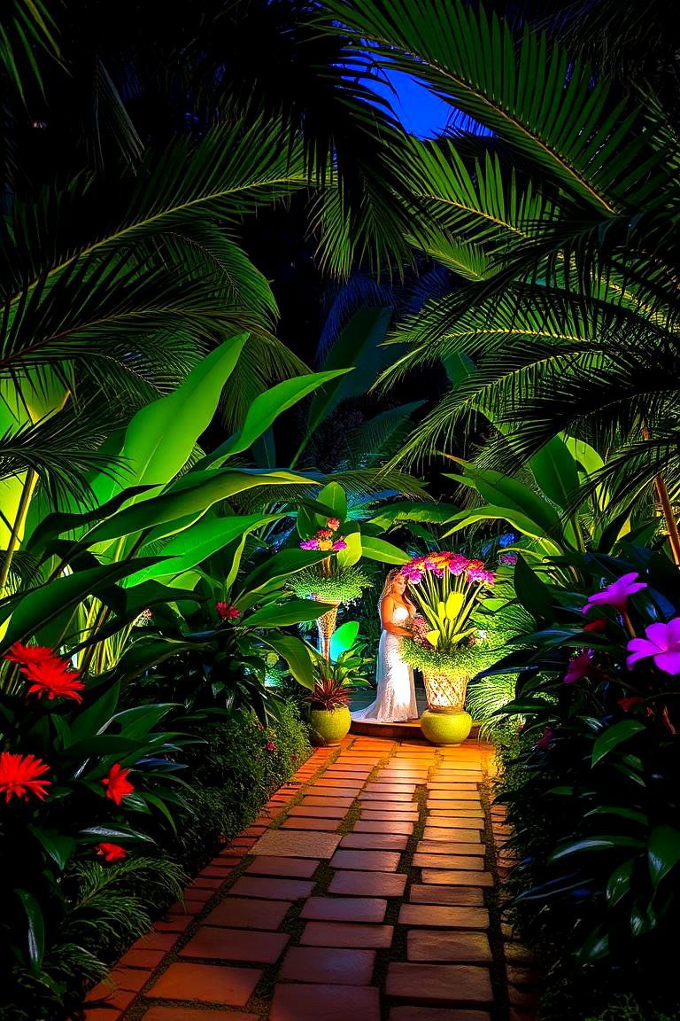Tropical Garden Wedding - 24 Destination Wedding Ideas