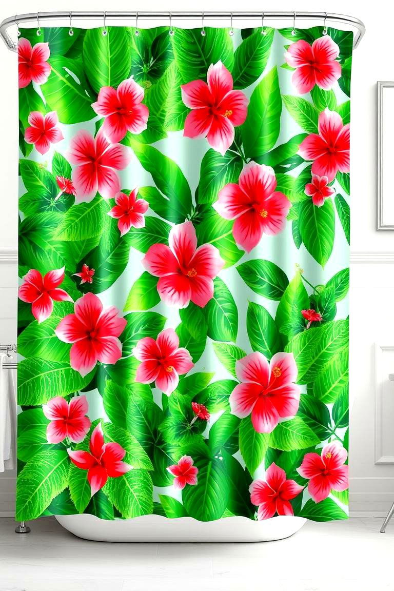 Tropical Getaway Shower Curtain - 24 Shower Curtain Ideas