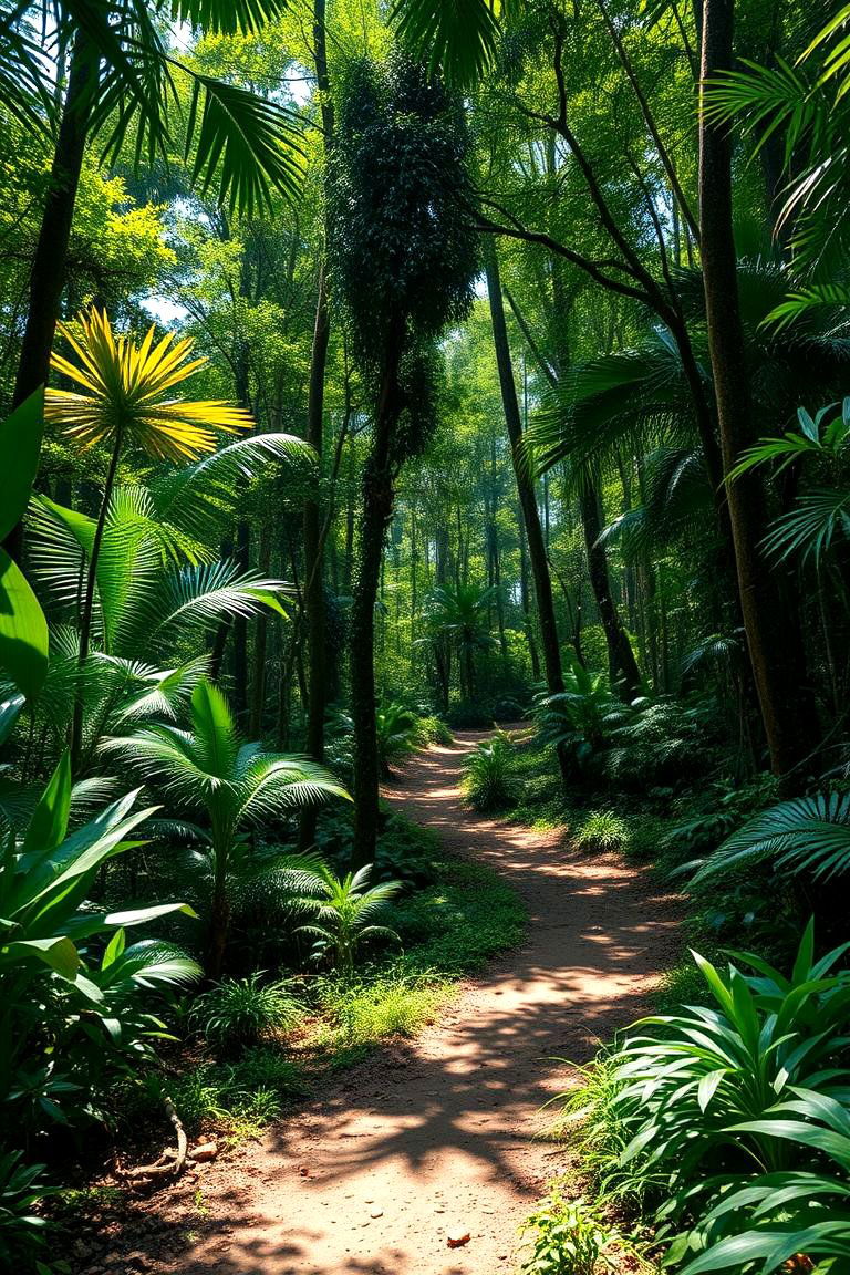 Tropical Jungle Trail - 24 Tropical Landscape Ideas