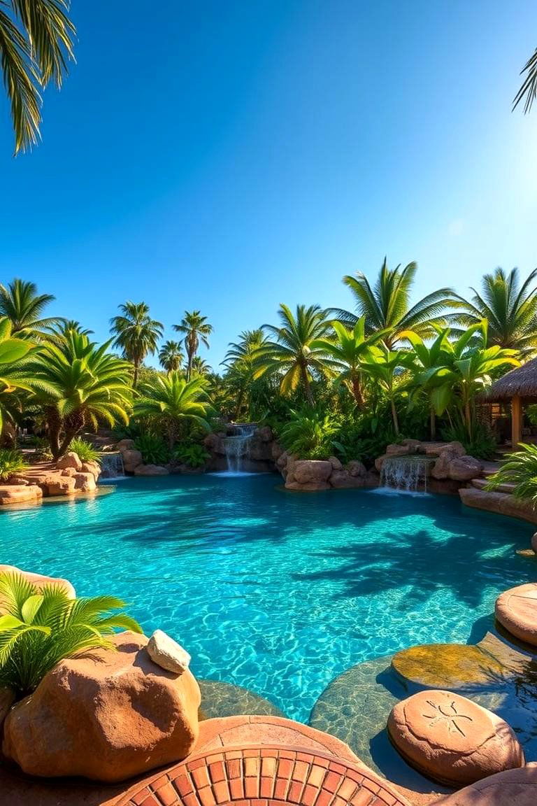Tropical Lagoon Escape - 24 Swimming Pool Ideas