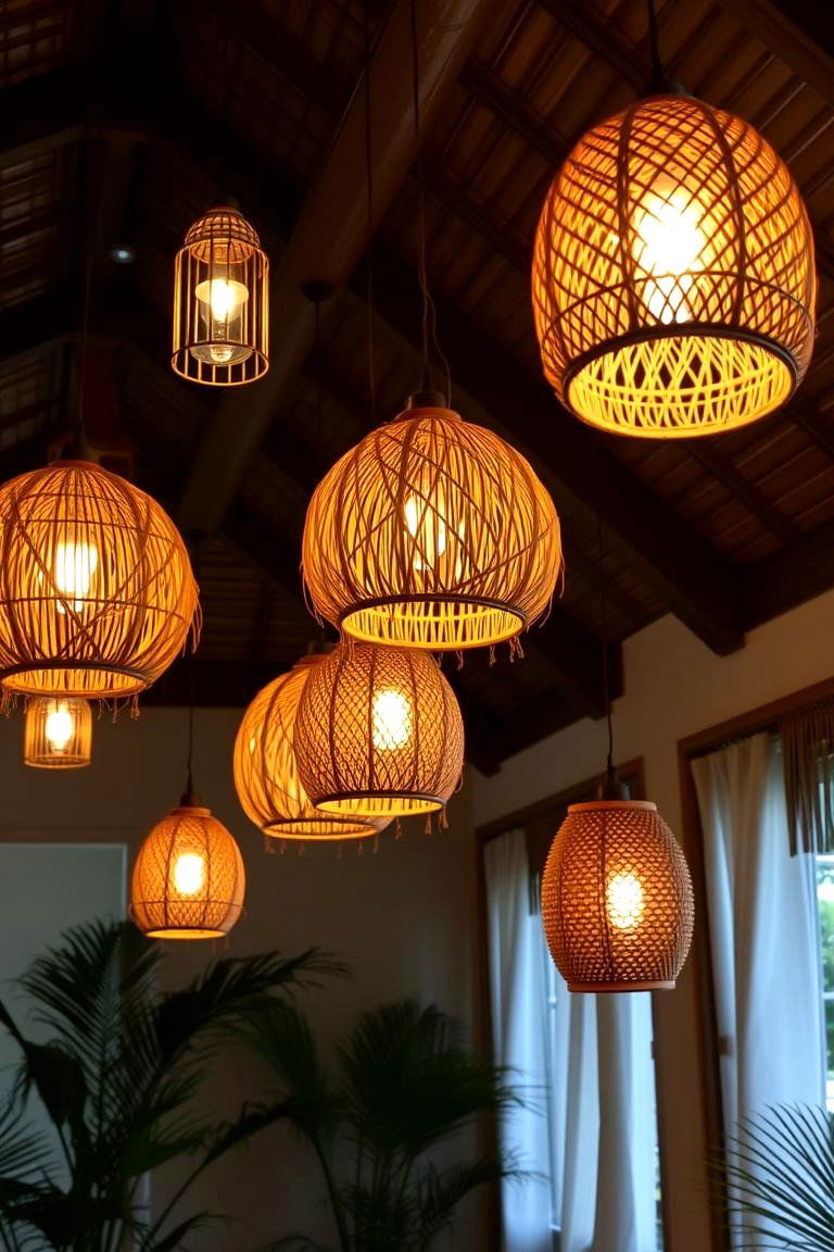 Tropical Lighting Fixtures - 24 Hawaiian Interior Design Ideas