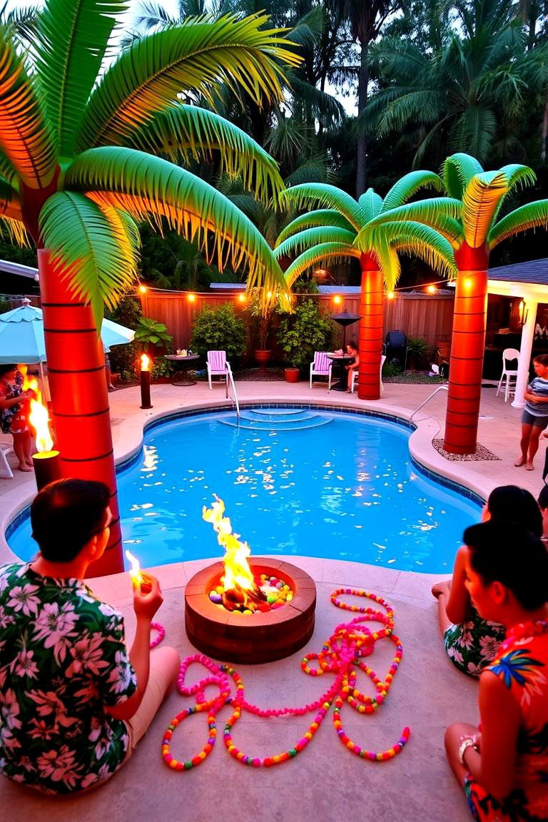 Tropical Luau Pool Party - 24 Pool Party Ideas