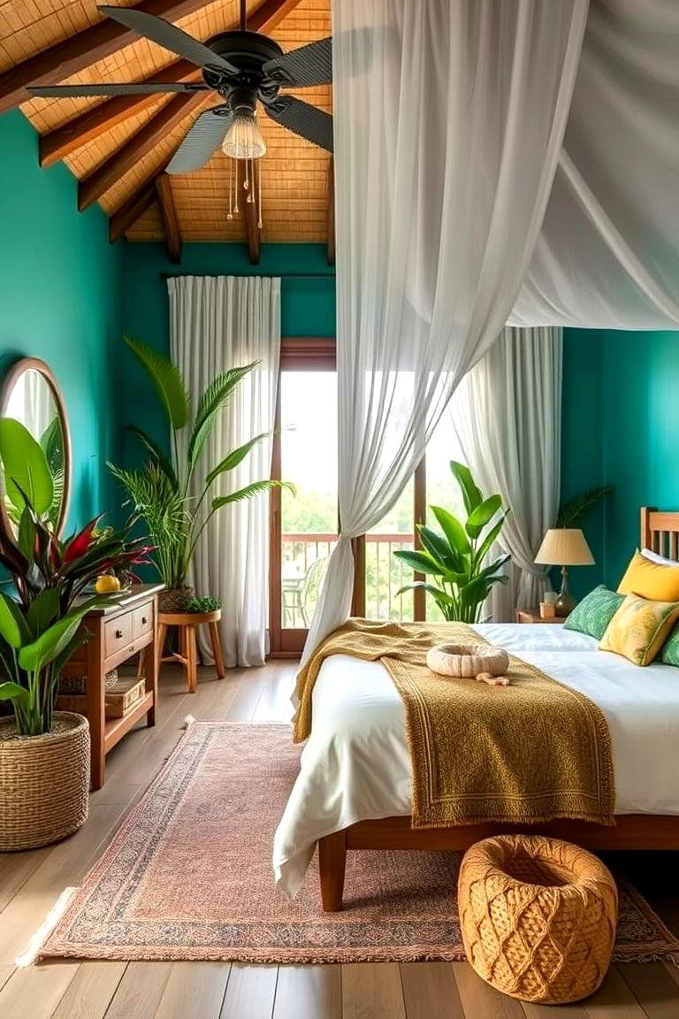 Tropical Oasis Escape - 24 Primary Bedroom Ideas