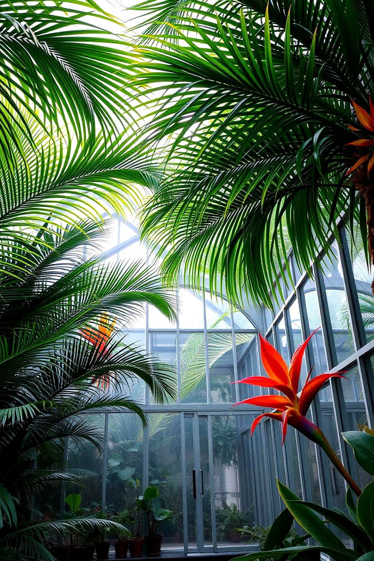Tropical Oasis Greenhouse - 24 Greenhouse Room Ideas